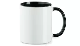 Cup Funny 330 ml - white/black