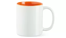 Cup Maria 330 ml - white/orange