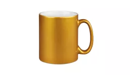 Tasse im Metallic-Look 330 ml - gold