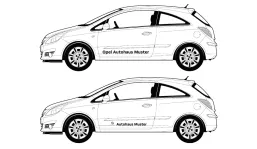 OPEL Fahrzeugbeschriftung