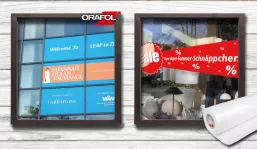 Selbstklebefolie, transparent mit Schutzlaminat