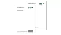 Stationery SKODA Service