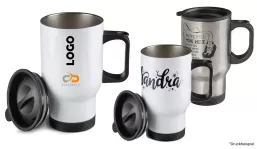 Stainless steel thermo mug 400 ml