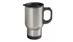 Stainless steel thermo mug 400 ml - silver