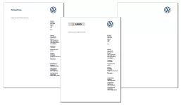 VW Partner Stationery