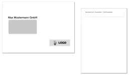 Versandtasche C5 (1-farbig schwarz)