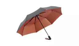 AC mini umbrella FARE®-Doubleface - grey/copper