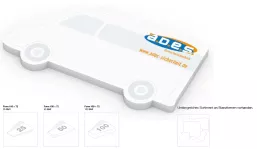 sticky note pad Form 100 x 72 mm