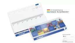 Buchkalender 2027 Manager Register Cover-Star inklusive Digitaldruck