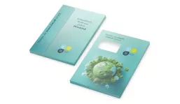 Shipping folder green+blue