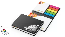 sticky note set Wien bookcover white embossing