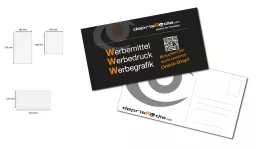 Postkarte in verschiedenen Formaten