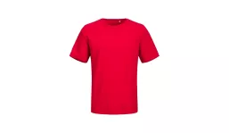 JACK & JONES - Canvas Tee BLK7526 - LIPSTICK RED