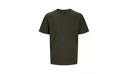 JACK & JONES - Canvas Tee Blk7526 - rosin green