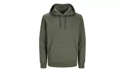 JACK & JONES - Cosy Hoodie Blk3902 - beetle green