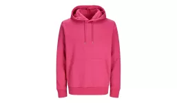 JACK & JONES - Cosy Hoodie Blk3902 - fuchsia rose