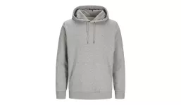 JACK & JONES - Cosy Hoodie Blk3902 -  light grey melange 