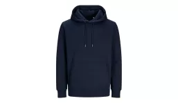 JACK & JONES - Cosy Hoodie Blk3902 - navy blazer