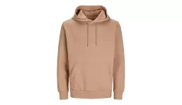 JACK & JONES - Cosy Hoodie Blk3902 - warm taupe sand