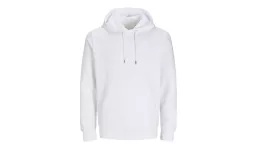 JACK & JONES - Cosy Hoodie Blk3902 - white