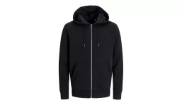 JACK & JONES - Day Zip Hooded Sweat BLK3907