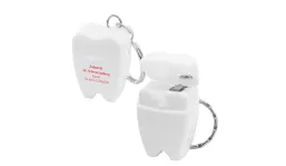 Zahnseide-Schlüsselanhänger