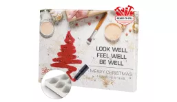 Advent Calendar Eco XL, Paper Blister, Customized Contents