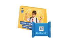 Werbekarte Midi, Ritter SPORT mini Edelvollmilch