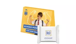 Werbekarte Midi, Ritter SPORT mini Marzipan