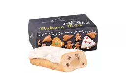 Christmas stollenin advertising box