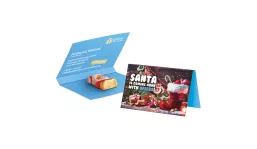 Werbekarte Weihnachtsmann