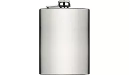 ZORR Flachmann 8 OZ/226,4 ml chrome gebürstet