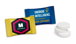 Glucose- / peppermint tablet in flowpack