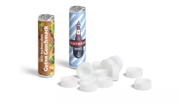 Fruit- / Mint roll with 9pc with advertising band