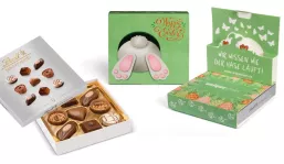Lindt mini pralines in Easter pop-up boxes