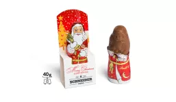 Lindt chocolate Santa Claus 40 Gramm in half carton