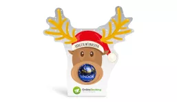 Lindt Lindor in advertising carton reindeer semi-sweet chocolate