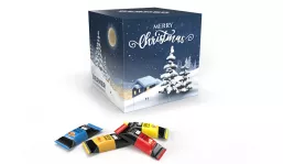 Lindt HELLO Mini advent calendar cube ECO