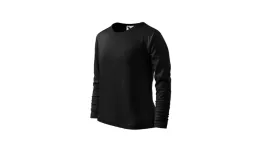 FIT-T LS 121 Kinder T-Shirt - schwarz