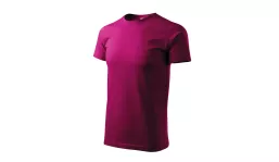 BASIC 129 mens t-shirt - fuchsia red