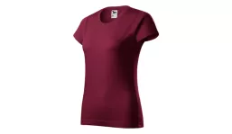 BASIC 134 Damen T-Shirt - garnet