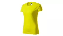 BASIC 134 Damen T-Shirt - zitronengelb
