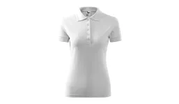 PIQUE POLO 210 Damen Polohemd - weiß