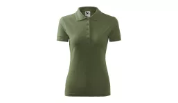 PIQUE POLO 210 Damen Polohemd - khaki