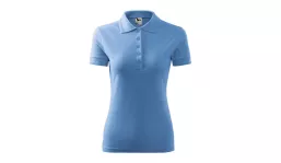 PIQUE POLO 210 Damen Polohemd - himmelblau