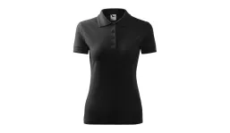 PIQUE POLO 210 Damen Polohemd - ebony grau