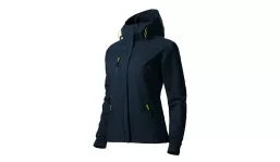NANO 532 Damen Softshelljacke - marineblau/zitronengrün