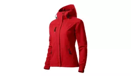 NANO 532 Damen Softshelljacke - rot/schwarz