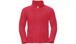 Fleece jacket made of polyester Men - red