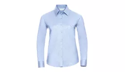 Oxford Blouse Ladies long Sleeve - oxford blue